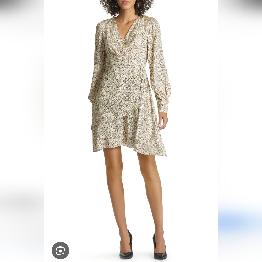 Sachin + Babi Daria Polka Dot Satin Dress Size 6
